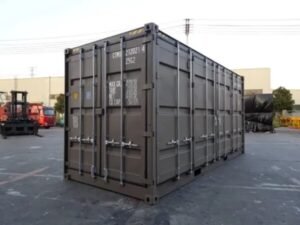 Container de stockage latéral ouvert de 20 pieds en plusieurs couleurs RAL.