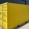 Vue extérieure du container 20 pieds Dry Van (DV) jaune