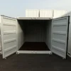 Détails des portes du container de stockage de 10 pieds avec joints en caoutchouc.