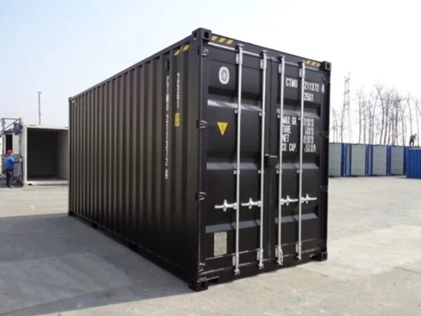 Vue extérieure Container de stockage high cube de 20 pieds