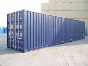 Vue extérieure du container 40 pieds High Cube neuf.