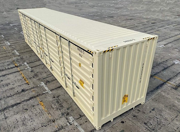 Container Maritime 40 Pieds High Cube Open Side - containerscie