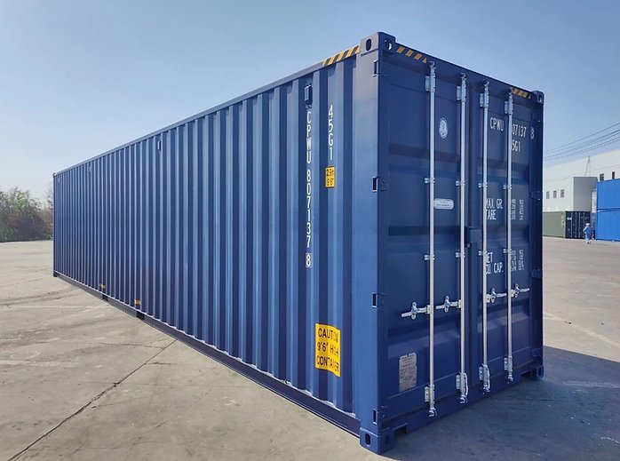 Container Maritime 40' High Cube Neuf - Premier Voyage - containerscie