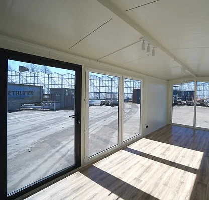 Intérieur module Container Aménagé de 18 m2