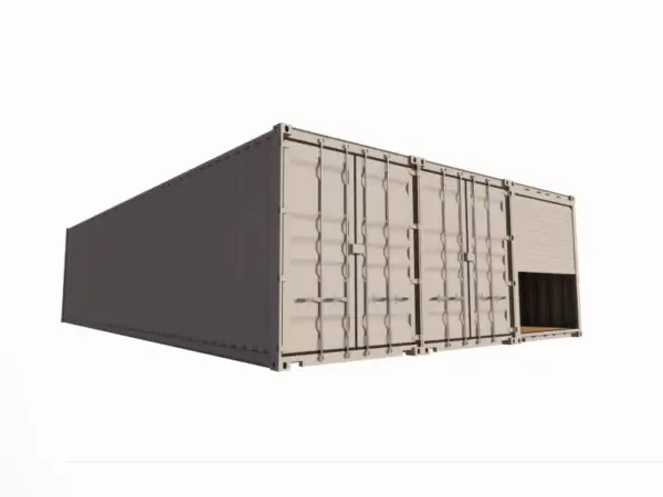 extérieur Local d’entreposage 85 m² en container de 40 pieds extérieur Local d’entreposage 85 m² en container de 40 pieds