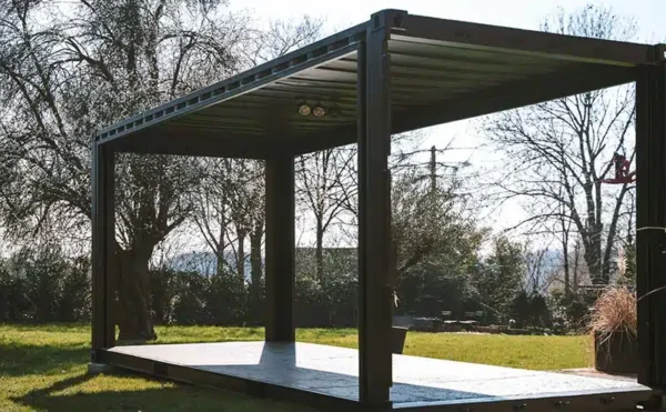 container pergola design extérieur terrasse restaurant container pergola design extérieur terrasse restaurant