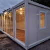 Bungalow préfabriqué personnalisable vitré
