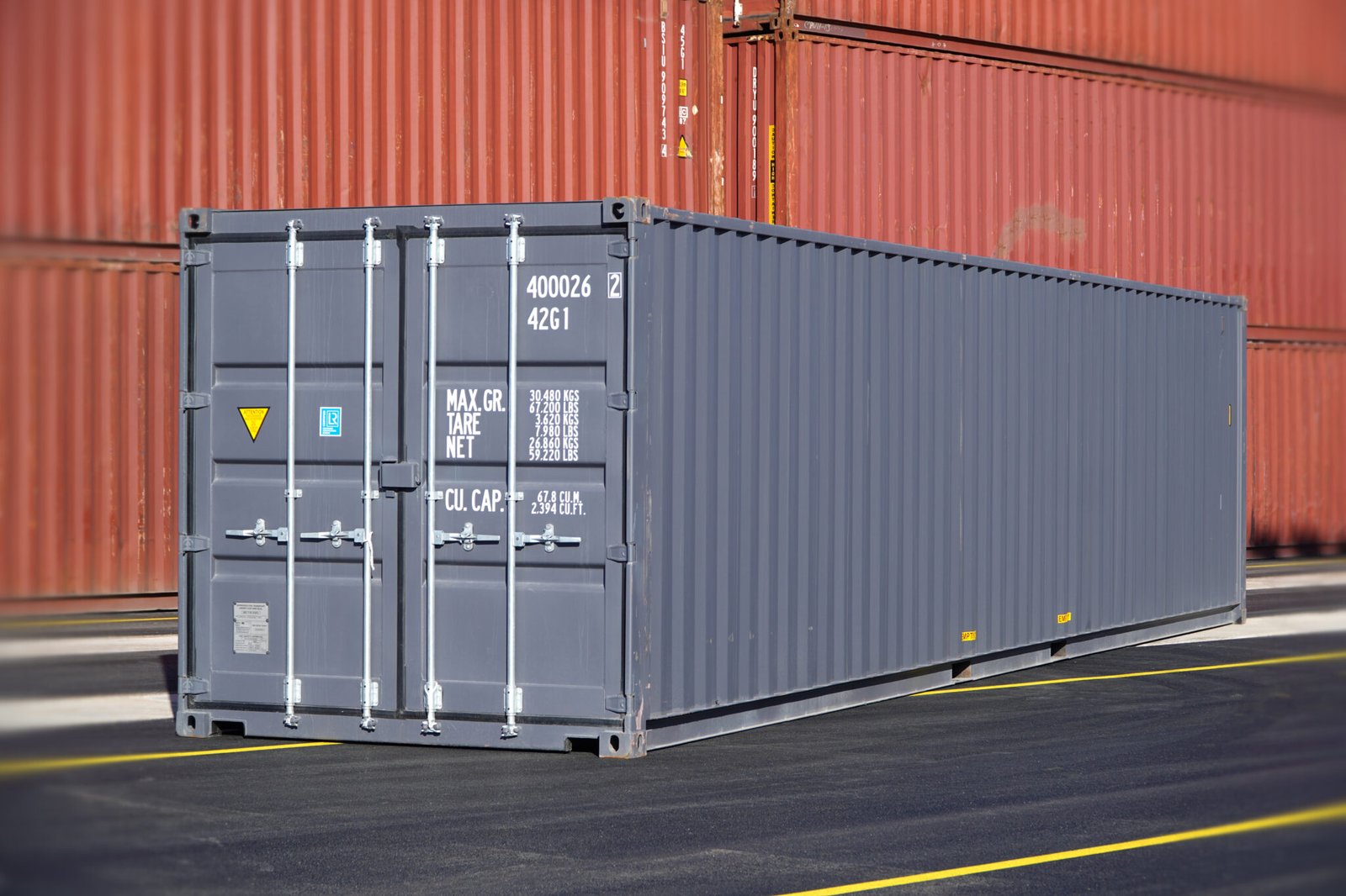 Container maritime 40 pieds