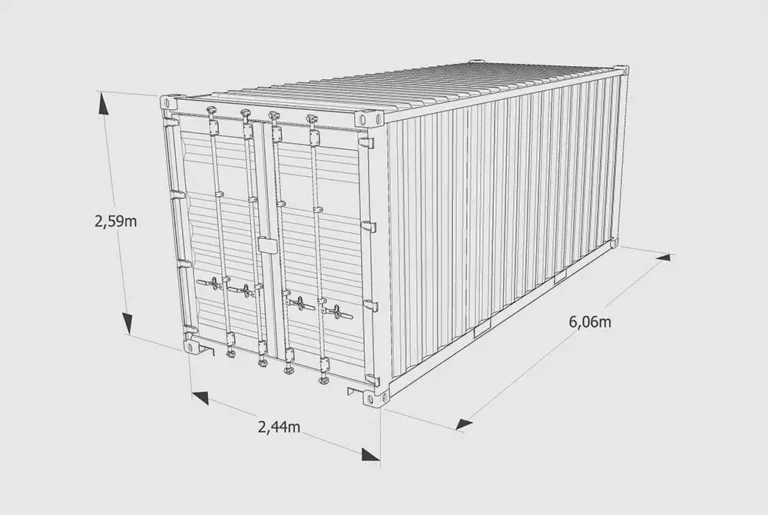 Container maritime High Cube
