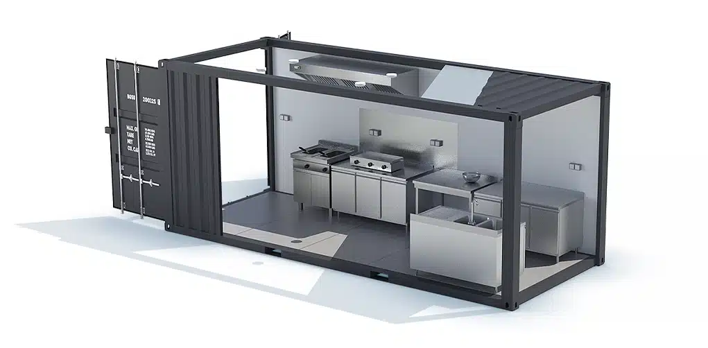 amenagement d'un container en logement