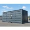 Container Open Side 20 pieds noir pour stockage sécurisé