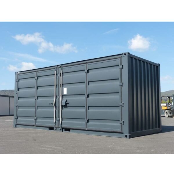Container Open Side 20 pieds noir pour stockage sécurisé Container Open Side 20 pieds noir pour stockage sécurisé