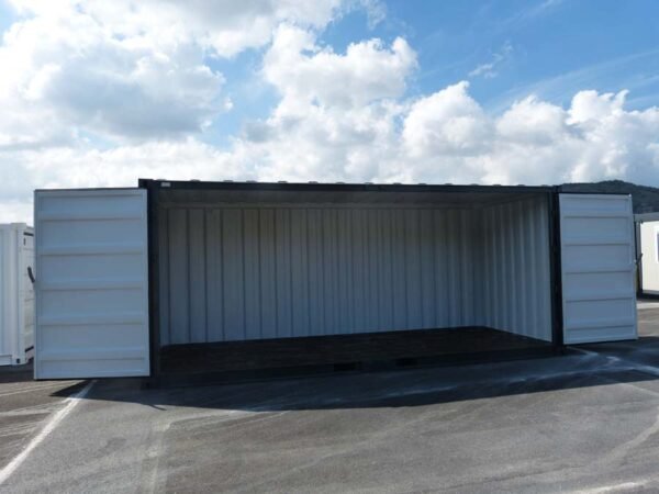 Container Open Side noir avec ouverture latérale complète 20 pieds Container Open Side noir avec ouverture latérale complète 20 pieds