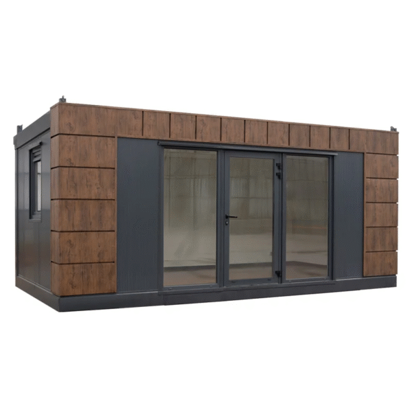 Conteneur isolé Helsinki 6×3 m extérieur anthracite Conteneur isolé Helsinki 6×3 m extérieur anthracite