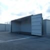 Intérieur du container Open Side 20 pieds avec plancher renforcé