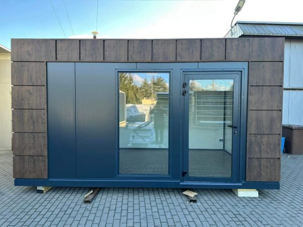 Vue de face Module Studio de jardin 15 m² Vue de face Module Studio de jardin 15 m²