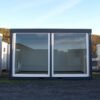 intérieur container de vente PVC parquet lumineux