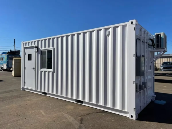 Container bureau 20 pieds vue externe Container bureau 20 pieds vue externe