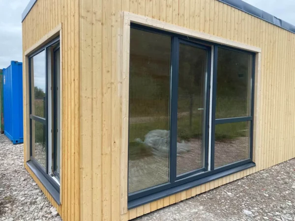 bureau modulaire bois 18m2 vitrée