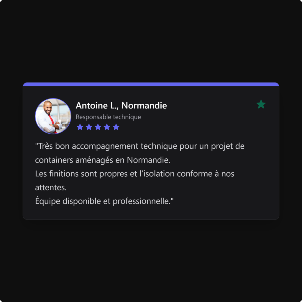 Antoine L., Responsable technique, avis