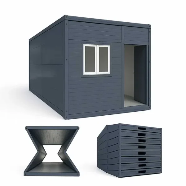 container pliable prix avec module sanitaire