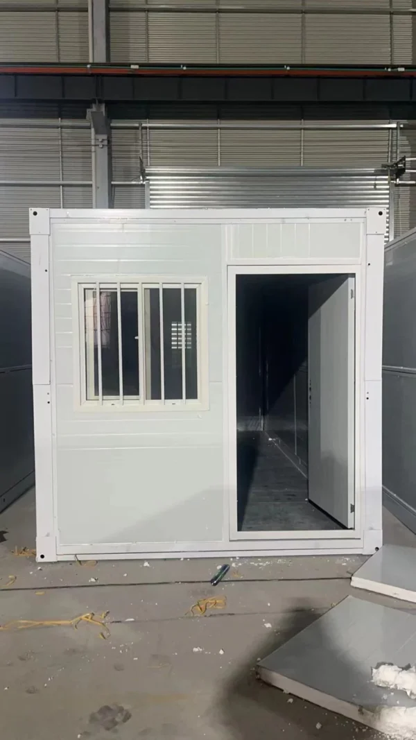 conteneur pliable bureau chantier transport compact