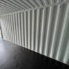 Intérieur du container 20 pieds avec éclairage et prises électriques