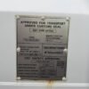 Plaque CSC conteneur maritime RAL7035 sécurité Plaque CSC conteneur maritime RAL7035 sécurité