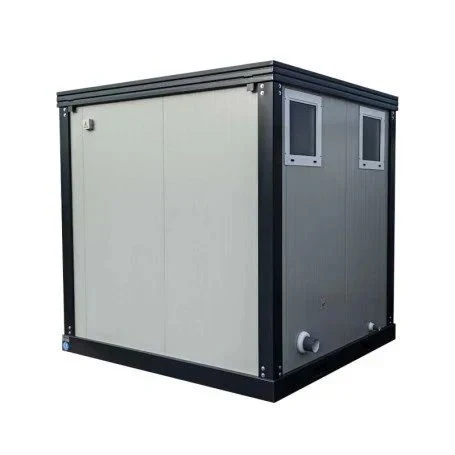 Bloc sanitaire modulaire acier galvanisé RAL 7016 Bloc sanitaire modulaire acier galvanisé RAL 7016