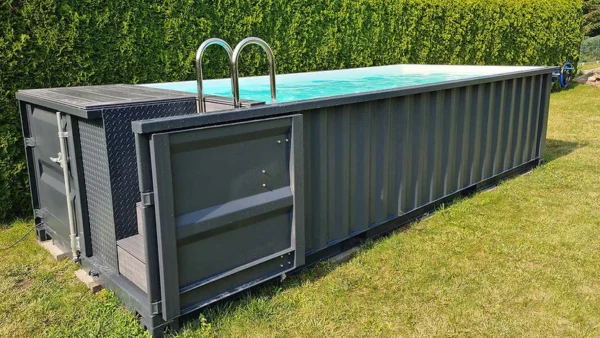 Piscine conteneur 6,2 mètres Sport & Spa avec Jet Swim
